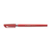 Ballpoint Pen, Excel 828, Fine Tip 0.38 mm, opaque body, Red, Box x 10 pcs.