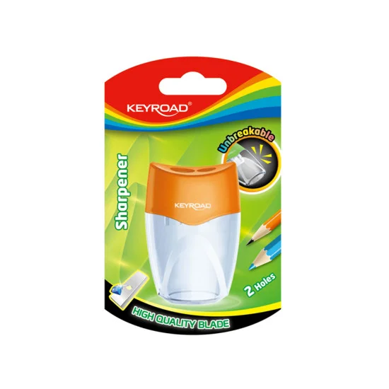 Sharpener w/container Unbreakable,   Blister 