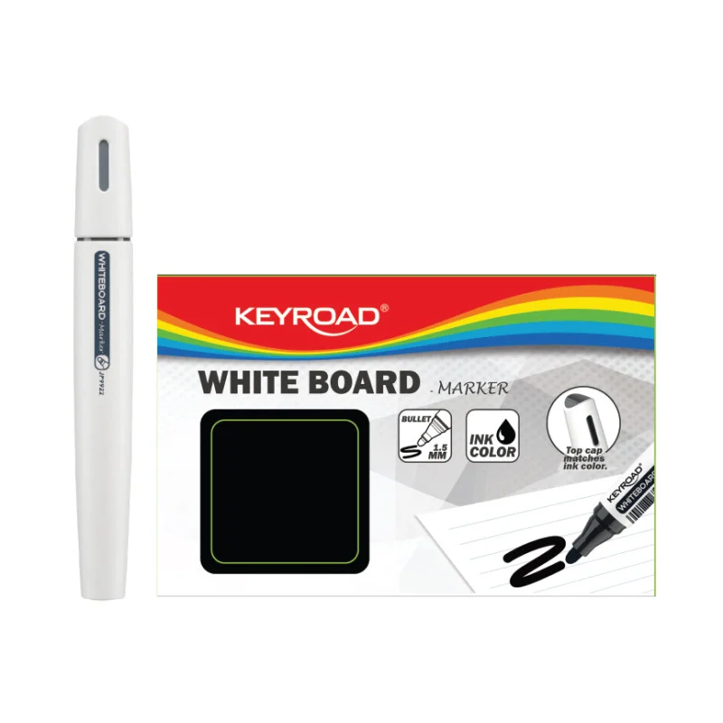 Whiteboard Marker, 1.5mm, black, Box x 12