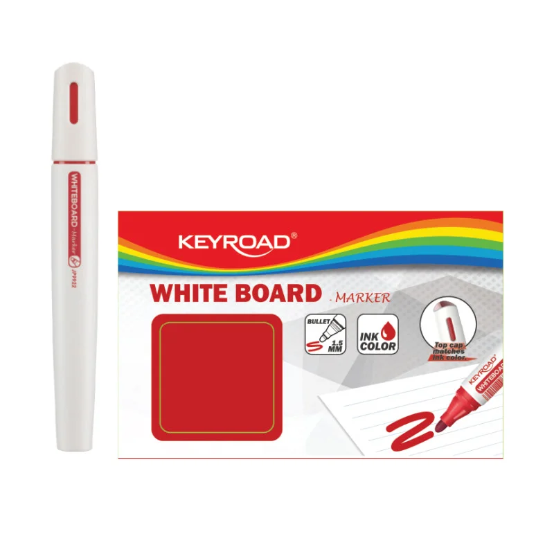 Whiteboard Marker, 1.5mm, red, Box x 12