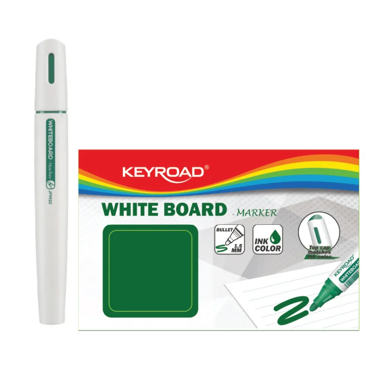 Whiteboard Marker, 1.5mm, green, Box x 12