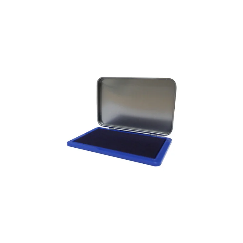 Blue Inked Felt Stamp Pad,  4.8" x 3.3" x 0.55". Unit.