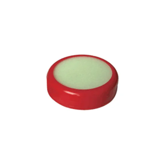 Fingertip Moistener, Circular Sponge, 0.9" H x 3.3" W x 3.3" L. 3 Assorted Colors, Unit